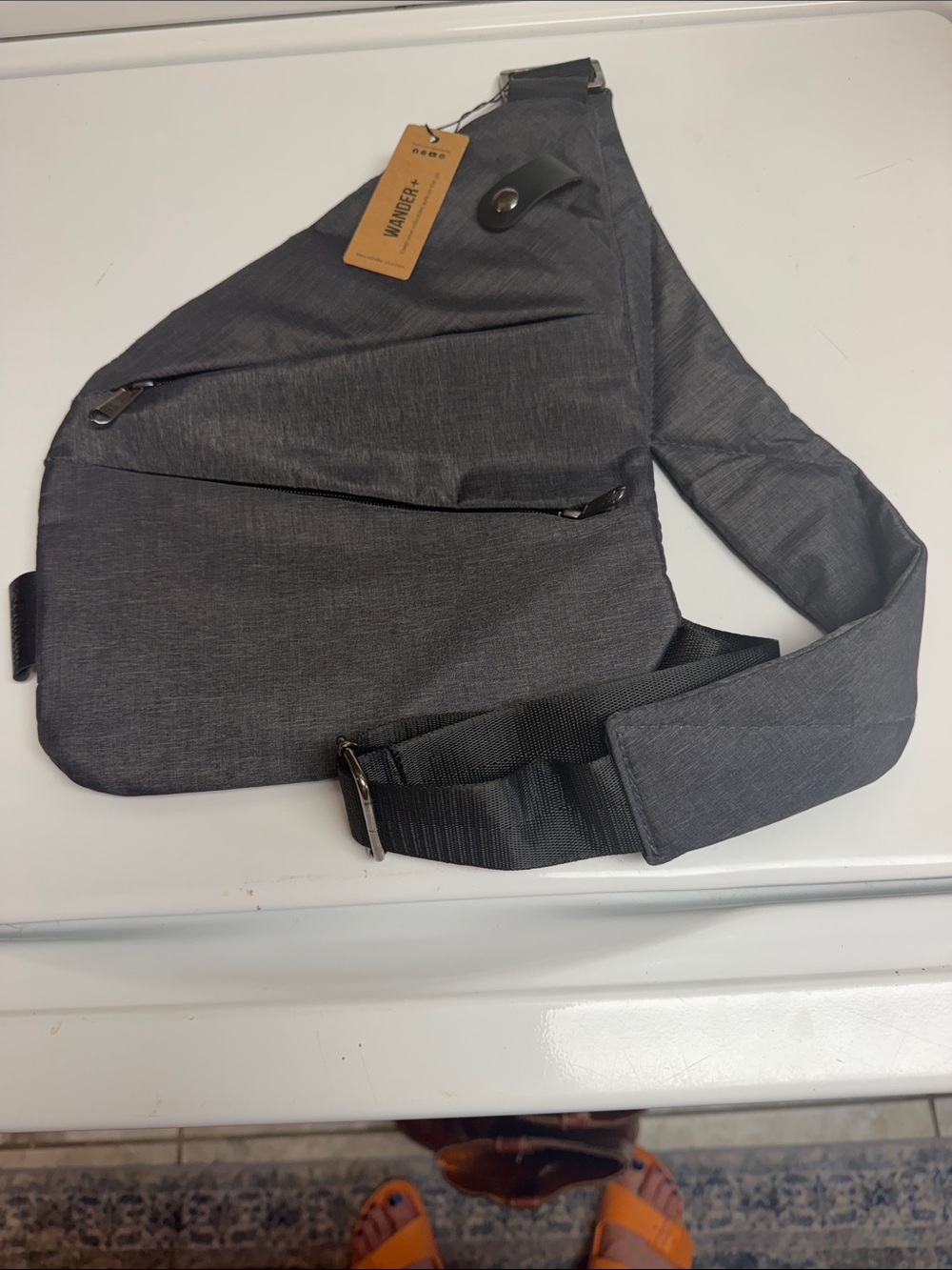 Wander+ Sling Bag - Charcoal Gray Crossbody